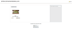 Desktop Screenshot of photos.donnamariesbakery.com